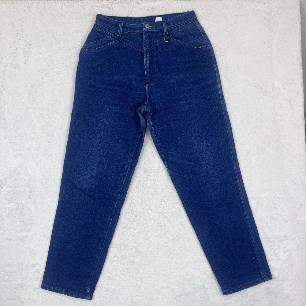 Rocky Mountain Rockies Jeanswear Woman’s Blue‎ Bareback Jeans (30”x29.5”)